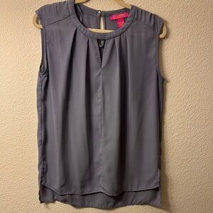 Gray Sleeveless Top
